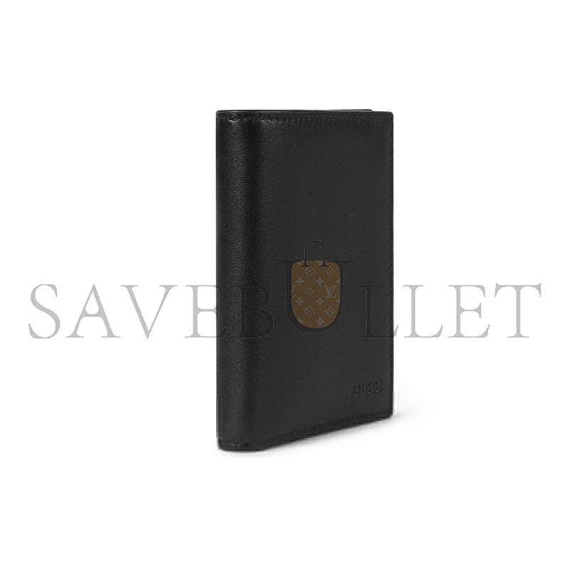 G*u*i gg emblem bi-fold embossed wallet 818949 (20*10cm)